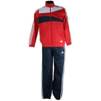adidas TS Train Woven CH Trainingsanzug dunkelblau/rot | Omidis.de