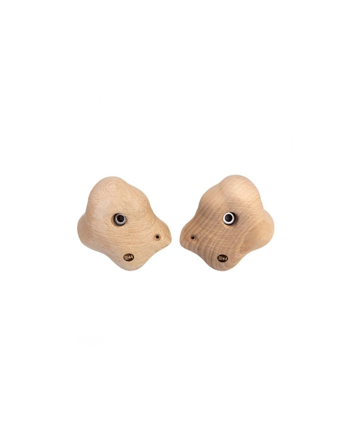 WOODEN PHANTOM L1 - Two Symmetric Wood Climbing Holds XL Jugs