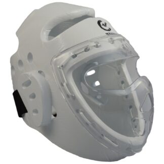 Kopfschützer weiß Schaumstoff, Maske, WTF XS