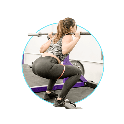 Squats with Mini Loop Booty Bands