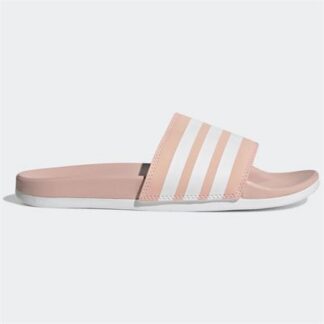 adidas Adilette Comfort Damen Sandalen  rosa/weiß | Omidis.de