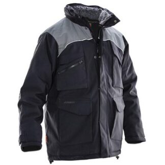 Jobman Winterparka Star Herren Jacke  grau/schwarz | Omidis.de