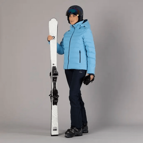 CMP Damen Aprés Ski wattierte Jacke mit Schneegamasche bianco - Image 5