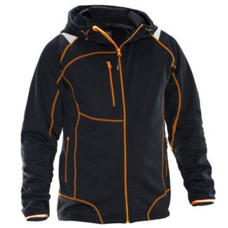 Jobman Vision Hoodie Kaputzenjacke Herren Workwear  orange/schwarz | Omidis.de