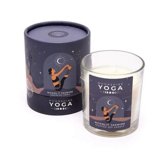 Yoga Kerzen Sojawachkerze Moonshine 128gr. Mondschein Jasmin