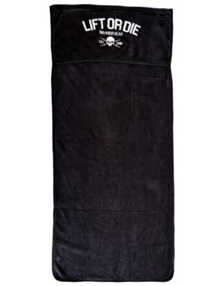 Serviette Microfibre pour la Musculation avec Poche Zip et Encoche