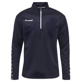 Hummel Authentic Half Zip Sweatshirt Kinder  dunkelblau/weiß | Omidis.de