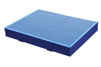 Niedersprungmatte blau-dunkelblau - 100 x 200 x 8 cm