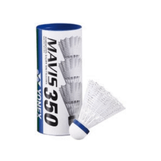 Mavis 350 Badmintonbälle 3er Set weiss