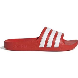 adidas Aqua adilette Kinder Badelatschen  rot/weiß | Omidis.de