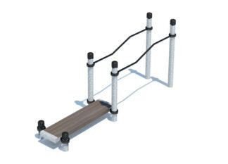P-ZN-023 Multi-level parallel bars with bench
