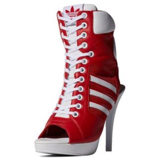 adidas Originals Jeremy Scott High Heel  rot/weiß | Omidis.de