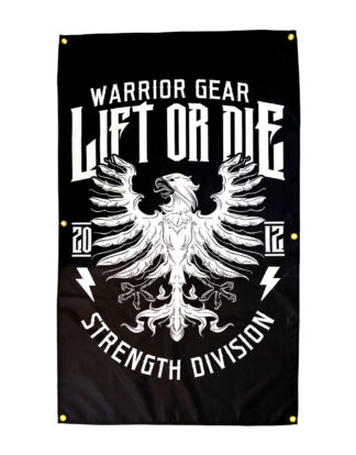 Décoration salle de musculation | Drapeau Powerlifting Lift or Die