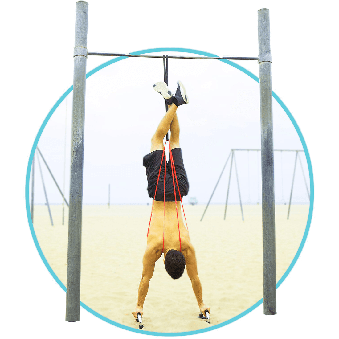Handstand and Handstand Pushup with Resistance Bands - Image 4