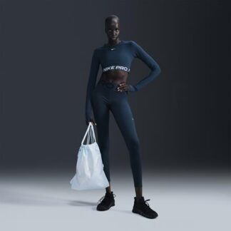 Nike Pro Sculpt High-Rise Damen Tights  dunkelblau/weiß | Omidis.de