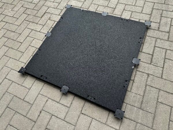 “FitUltra TURF”-100x100x2cm schwarz – Bodenschutzmatte inkl. 4 Verbinder - Image 11