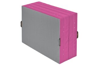 Weichbodenmatte klappbar pink - 100 x 200 x 25 cm