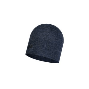 Buff Merino Midweight Beanie blau