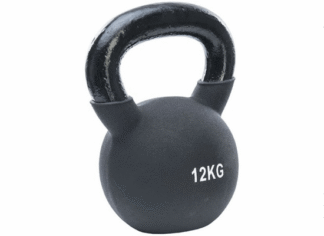 Kettlebell 12 kg schwarz