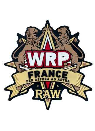 Patch PVC WRPF France – Écusson Velcro pour Sac à Dos