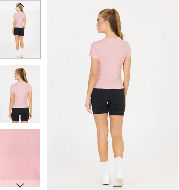 Athleticia Tinashe W Rib S/S Tee Roseate - Image 5