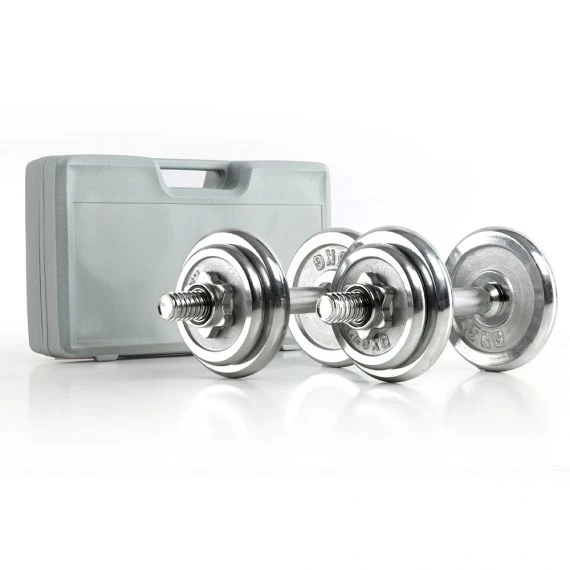 Chrom Kurzhantel-Set 2 x 10 kg - Sport Enzinger - Image 4