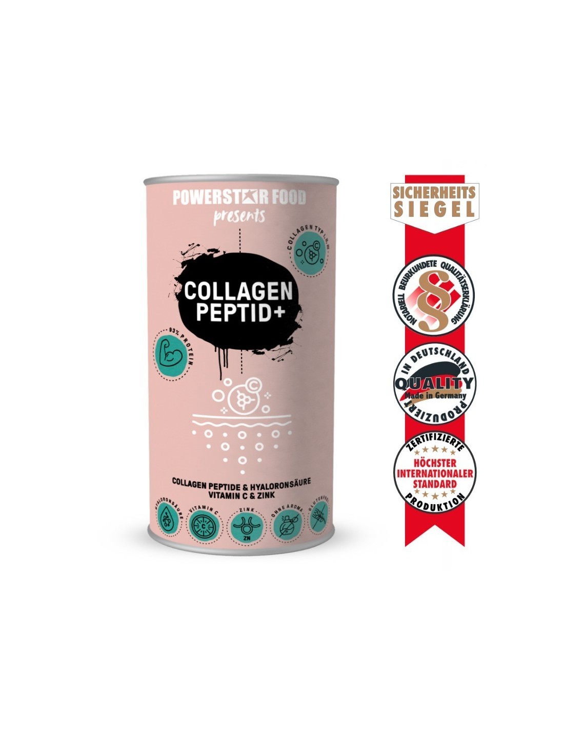 COLLAGEN PEPTID + - Bioactive collagen peptides - 500 g
