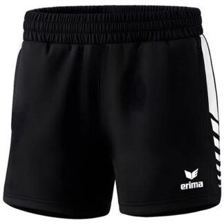erima Six Wings Worker Damen Shorts  schwarz/weiß | Omidis.de
