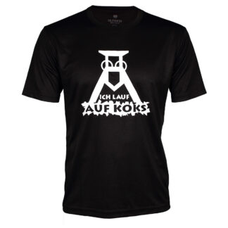 Ich lauf auf Koks Funktions T-Shirt schwarz für Männers
| Lauflust.de