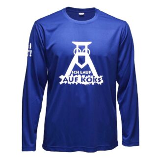 Ich lauf auf Koks Longsleeve für Männers |AKLSMRB| ROYAL BLUE
| Lauflust.de