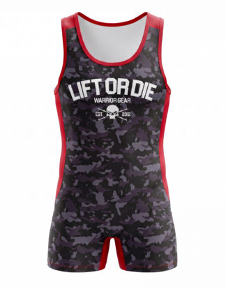Singlet Powerlifting | Camo | Premium 300 g/m² | Warrior Gear