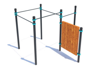 PK-006 Wall and 5 horizontal bars
