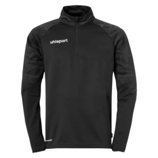 uhlsport Goal 25 1/4 Zip Top Kinder Sweatshirt  grau/schwarz | Omidis.de