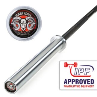 ATX® RAM BAR II - Powerlifting Bar - PRO Series - Black Oxid / Hartchrome - Sport Enzinger