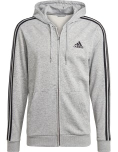 Essentials 3-Streifen Full-Zip Kapuzenjacke
