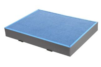 Niedersprungmatte blau-grau - 125 x 200 x 8 cm