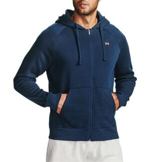 Under Armour UA Rival Fleece Herren Zip Hoodie  blau | Omidis.de