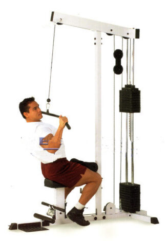 Last-Zug mit 130kg Steckgewichten - Sport Enzinger