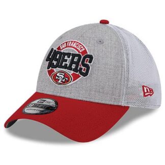 New Era NFL 39THIRTY Heather Stretch Fit Cap  rot/weiß | Omidis.de