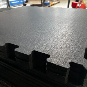 8mm Fitness- & Bodenschutz- “Puzzlematte-Rand” 956x956x8mm schwarz - Image 18