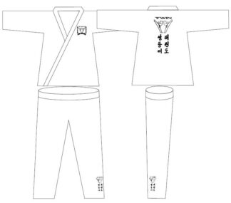 TWIN TAEKWONDO Anzug Gr. 170