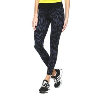 adidas BASIC Long Tight Print 2 grau/schwarz | Omidis.de