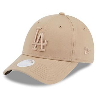New Era LA Dodgers League Essentials 9FORTY Damen Strapback Cap  beige | Omidis.de