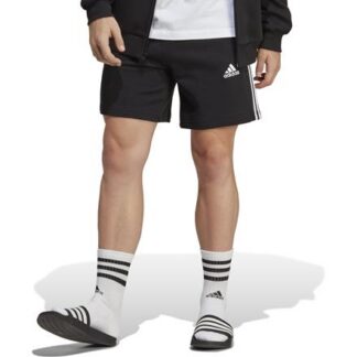 adidas Essentials French Terry 3-Streifen Shorts schwarz/weiß | Omidis.de