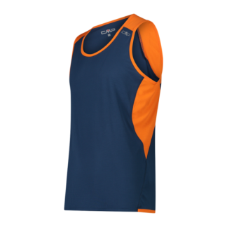 Tanktop Laufshirt CMP blau-orange M