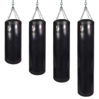 PX Boxsack Vinyl mit Stahlketten, gefüllt, schwarz, Sonderserie 100 cm
