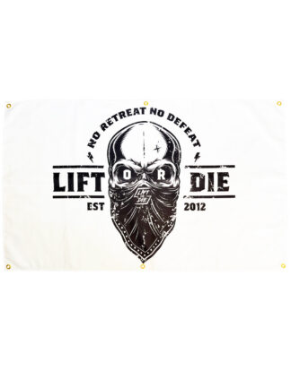 Drapeau No Retreat No Defeat | Bannière Motivation Musculation