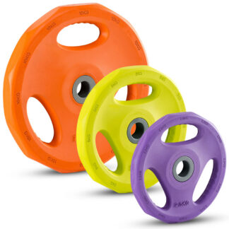 Hantelscheiben Gummi Gripper - 30 mm - bunt - Sport Enzinger