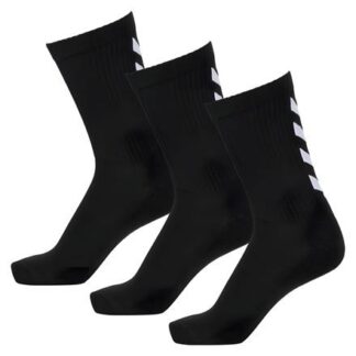 Hummel Fundamental Socks 3-Pack Socken  schwarz/weiß | Omidis.de