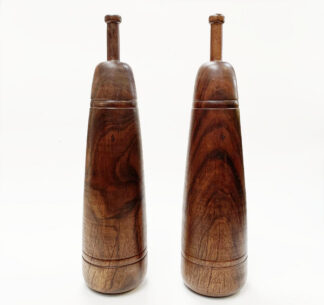 Persian Meels 15-18kg (30-36kg set) – air-dried walnut - BMF BodyMindFit circular fitness tools